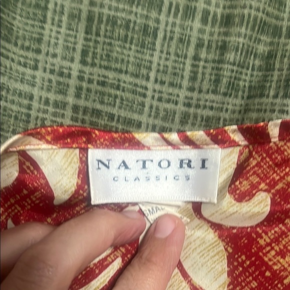 Elegant Vintage Floral Chemise - Red and Cream Excellent Condition - Picture 6 of 9